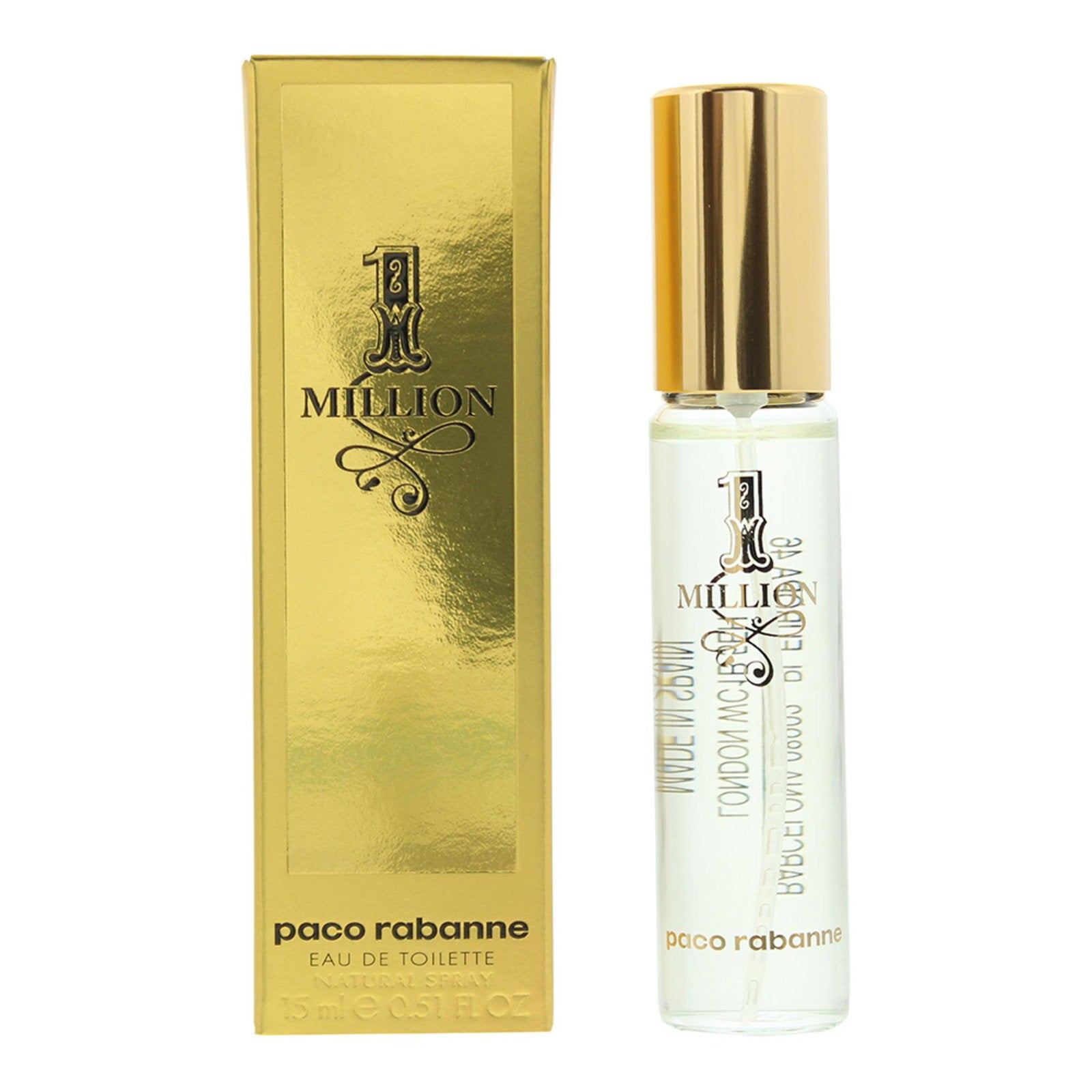 Paco Rabanne Paco Rabanne, 1 Million, Eau de Toilette, Für Männer, 15 ml Regular