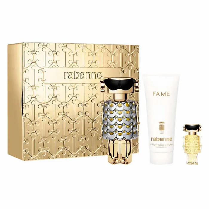 PACO RABANNE PACO RABANNE Fame Eau de Parfum Spray 80 ml Set 3 Artikel Parfüm