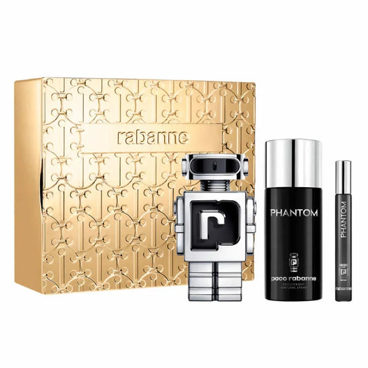 PACO RABANNE PACO RABANNE Phantom Eau de Toilette Spray 100 ml Set 3 Stück Parfüm