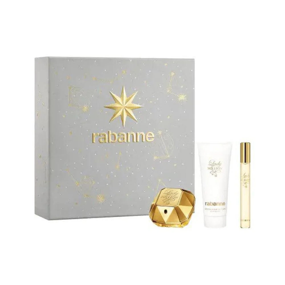 PACO RABANNE PACO RABANNE Lady Million Eau Parfum 50 ml Leche Corporal 75 ml Eau Parfum 10 ml Set Parfüm