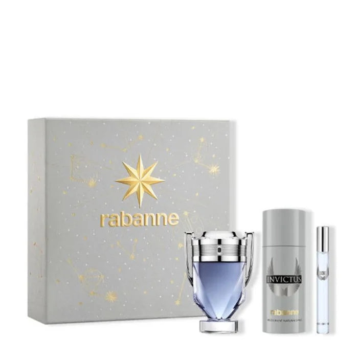 PACO RABANNE PACO RABANNE Invictus Eau de Toilette Spray 100 ml Set 3 Artikel Parfüm