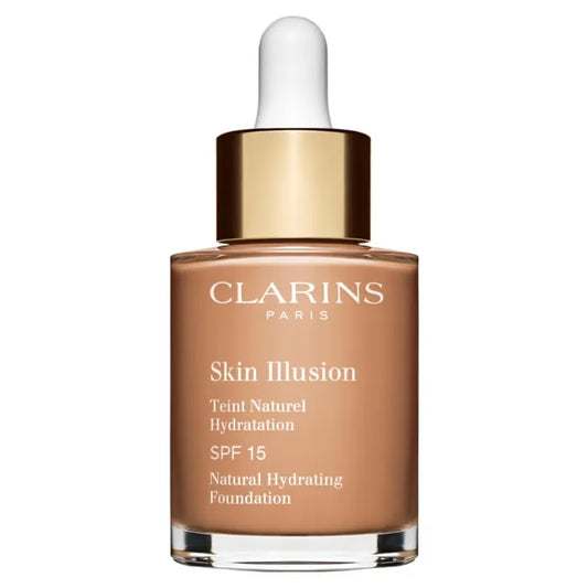 CLARINS Skin Illusion Natural Hydrating Foundation Spf15 112 Amber 30 ml