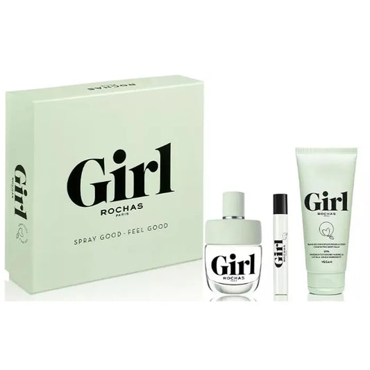 ROCHAS ROCHAS Girl Eau de Toilette Spray 100 ml Set 3 Artikel Parfüm