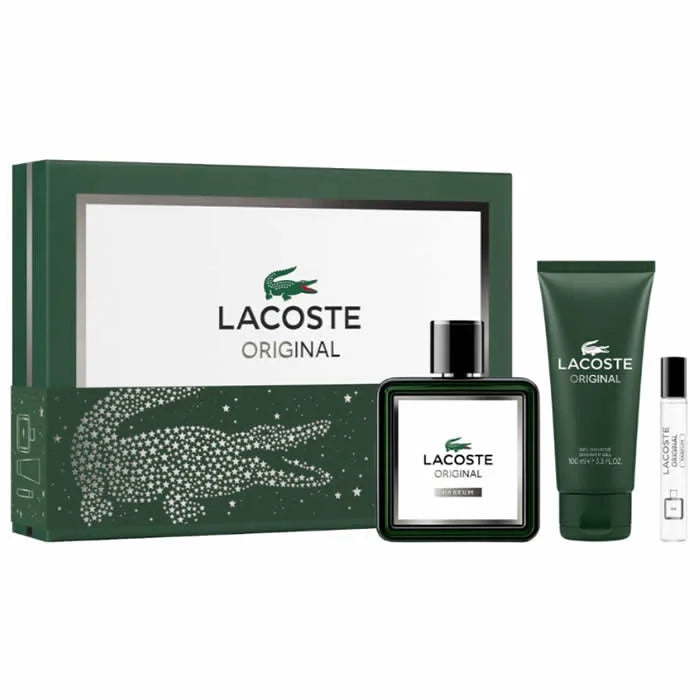 LACOSTE LACOSTE Original Eau de Parfum Spray 100 ml Set 3 Artikel Parfüm