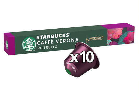 Starbucks Kaffekapseln Kaffee Verona Ristretto 10x55g für Nespresso