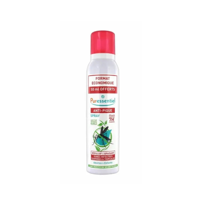 PURESSENTIEL Anti-Bite Spray Repellent 7h Soothing 200 ml
