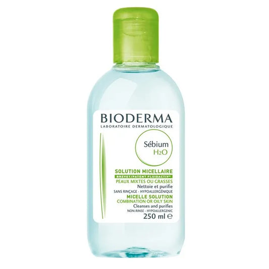 Bioderma Bioderma Sebium H2O Mizellenwasser parabenfrei 250 ml für ölige und unreine Mischhaut Reinigung