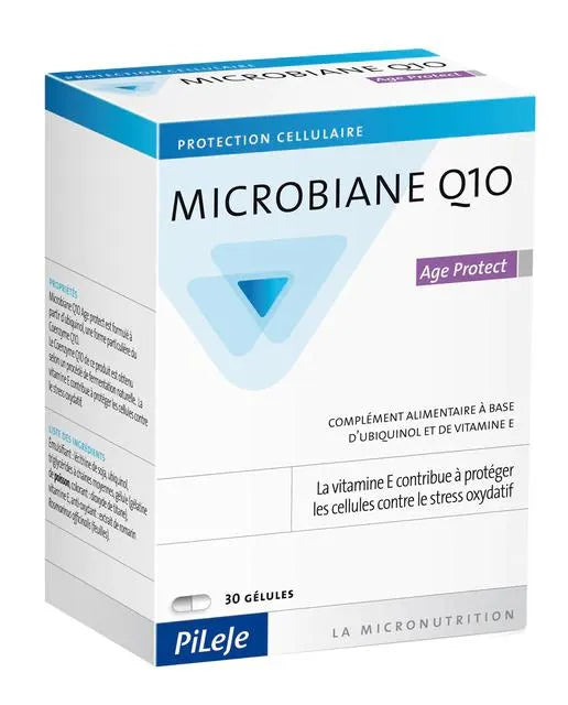 PILEJE Microbiane Q10 Age Protect 30 Kapseln Nahrungsergänzung Kosmetik