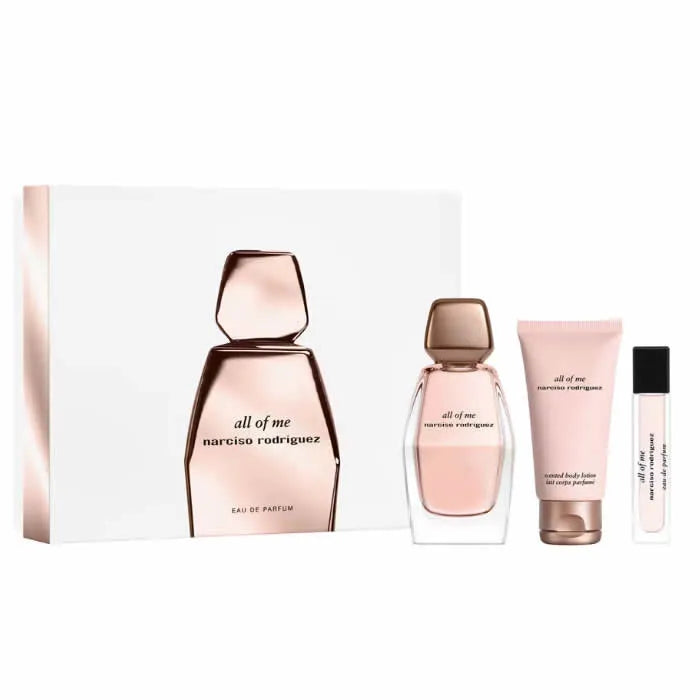NARCISO RODRIGUEZ NARCISO RODRIGUEZ All Of Me Eau de Parfum Spray 90 ml Set 3 Artikel Parfüm