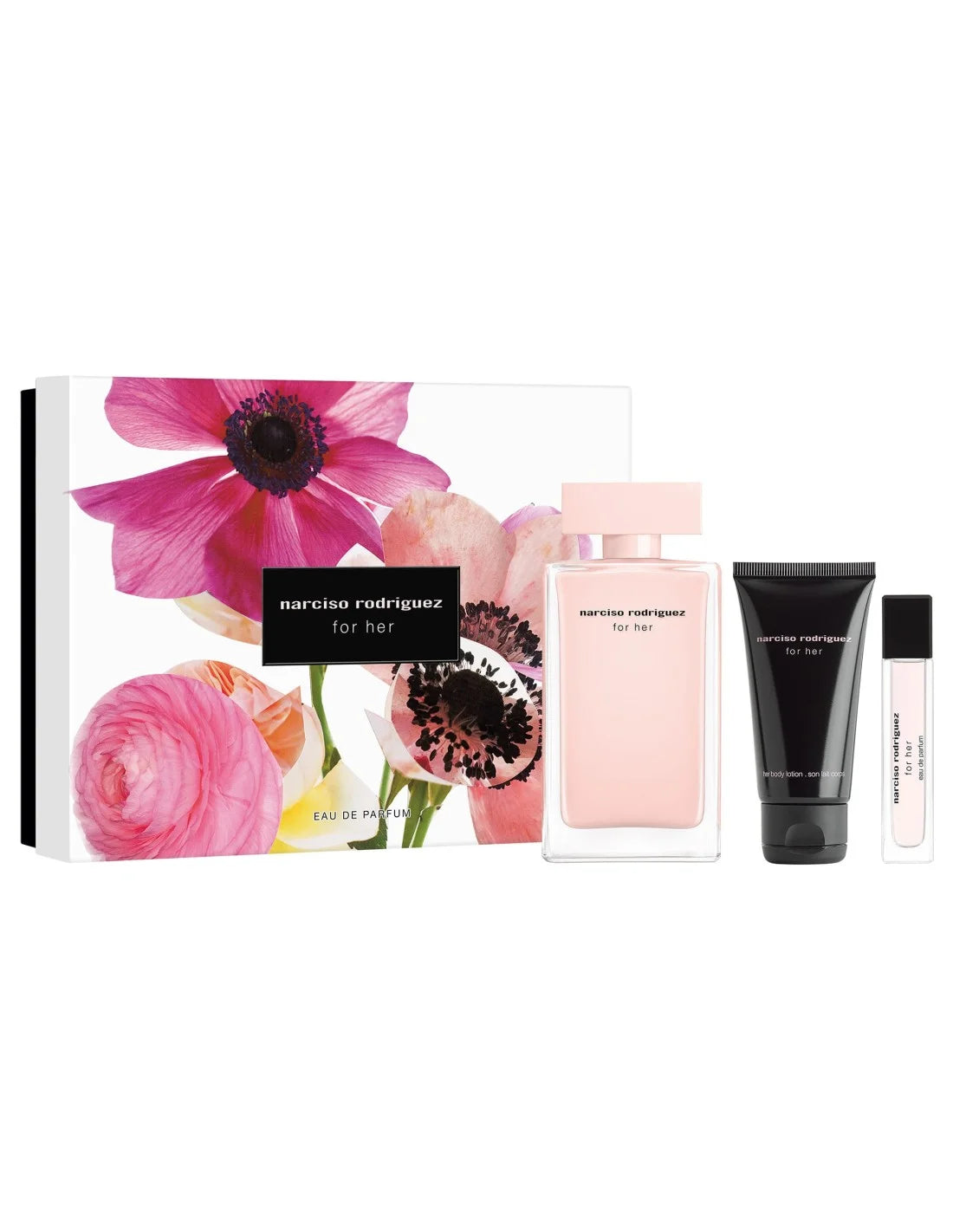 NARCISO RODRIGUEZ NARCISO RODRIGUEZ For Her Eau de Parfum Spray 100 ml Set Parfüm
