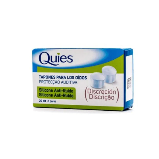 Quies Anti-Rausch-Silikonstecker 6 Einheiten