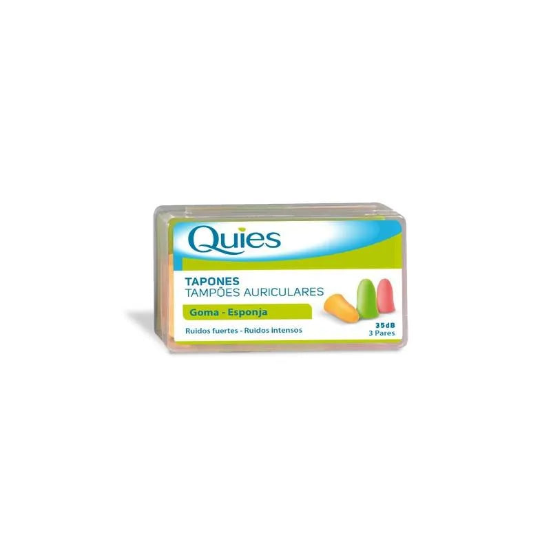 OPTIK OPTIK Quies Gummistopfen 6 Stück Ohrenschutz Zubehör Kosmetik