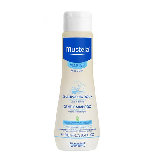 MUSTELA MUSTELA Sanftes Shampoo 200 ml mildes Shampoo für empfindliche Kopfhaut