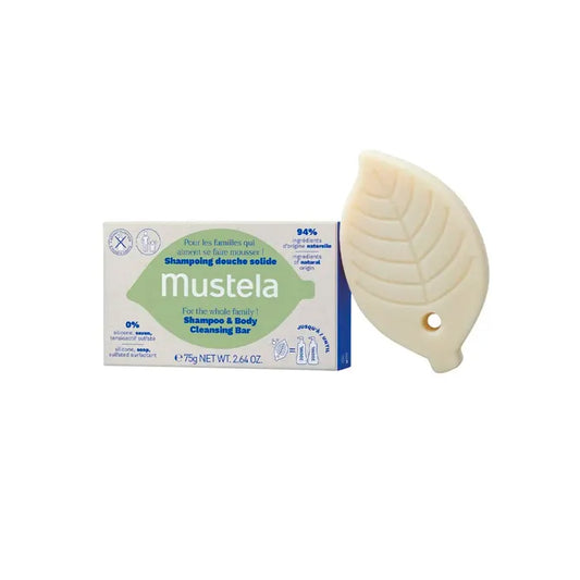 MUSTELA Mustela Bio Dusch-Shampoo fest 75 g Naturkosmetik sanfte Reinigung