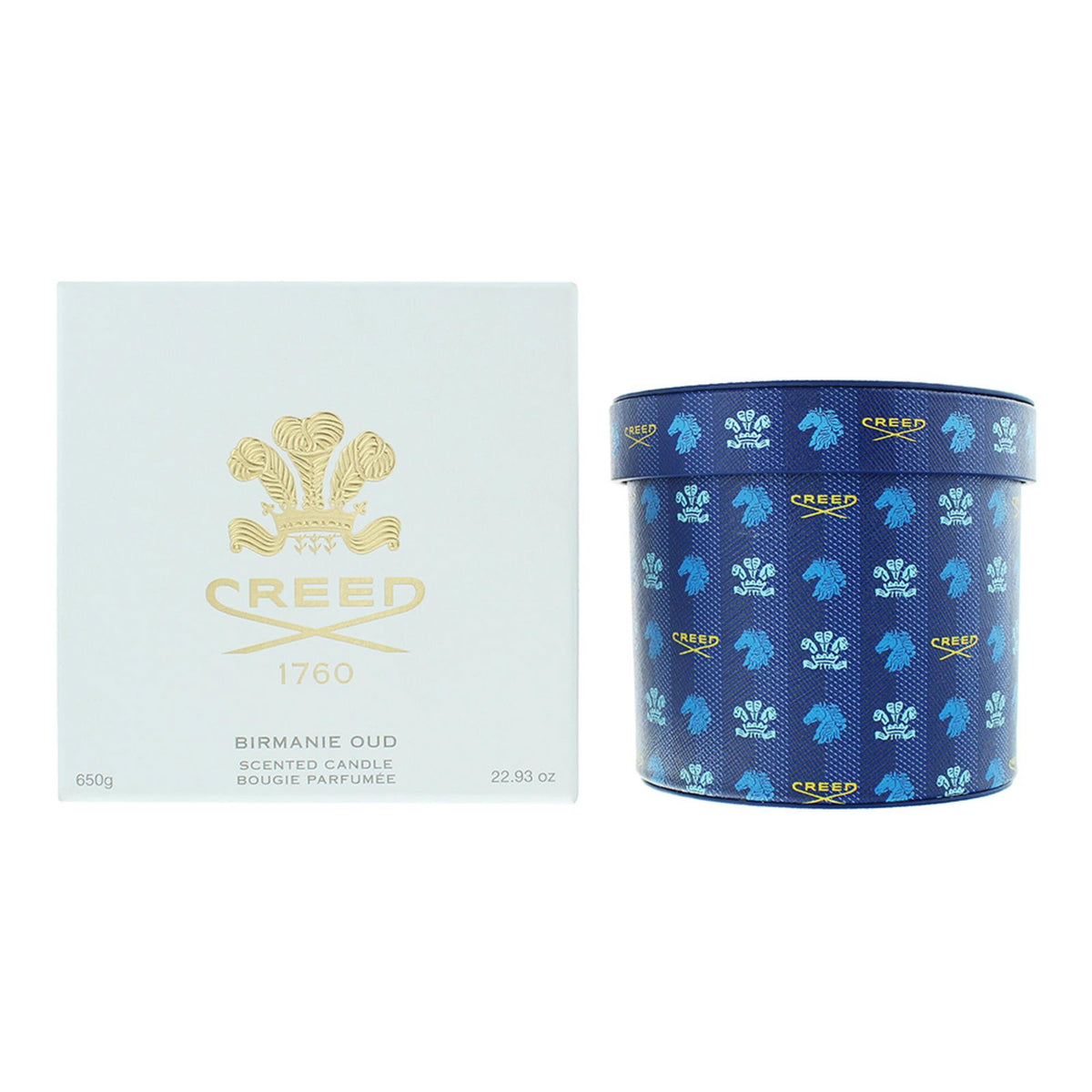 Creed Birmanie Oud Blue Leather Duftkerze 650 g