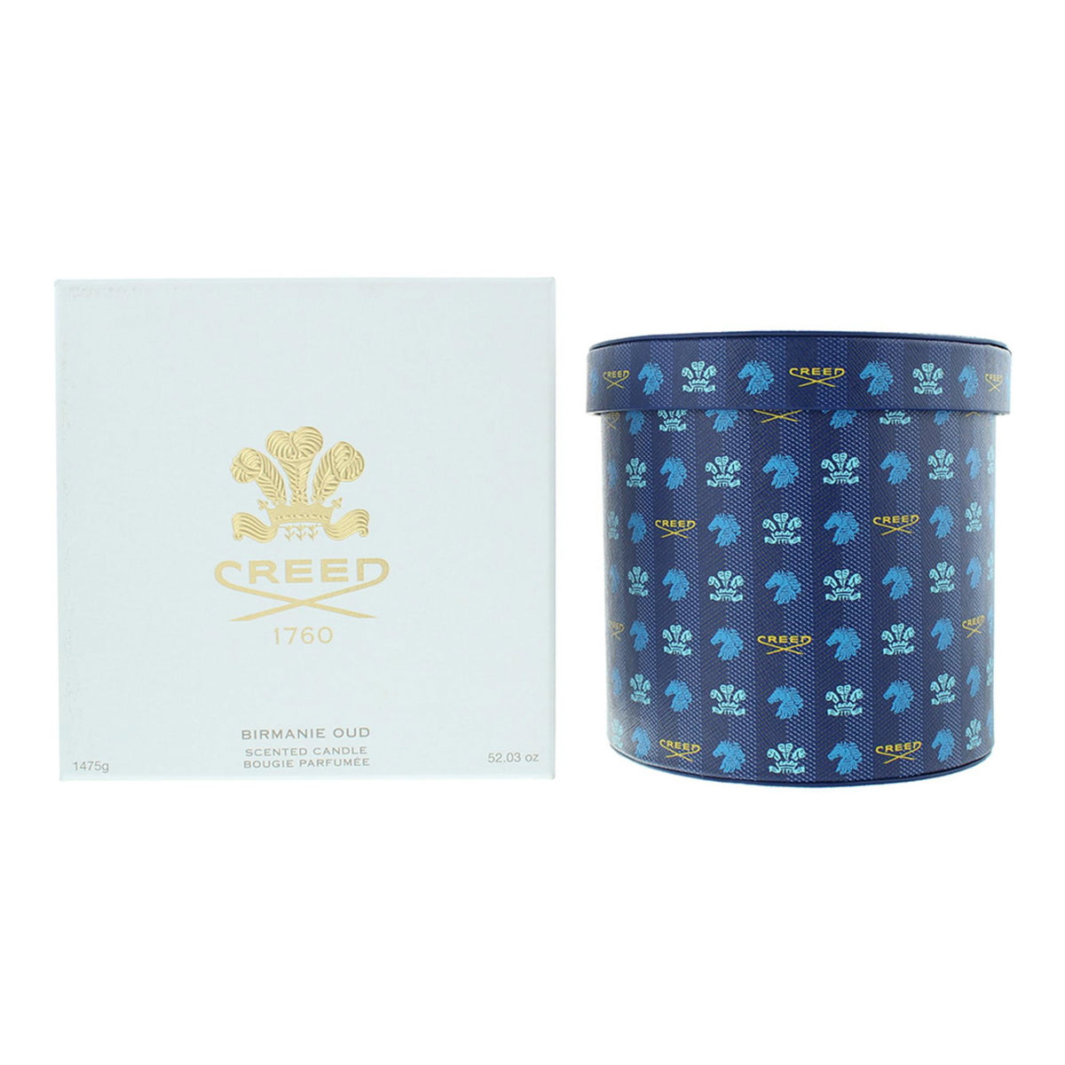 Creed Creed, Birmanie Oud Blue Leather, Duftkerze, 1475 g Regular