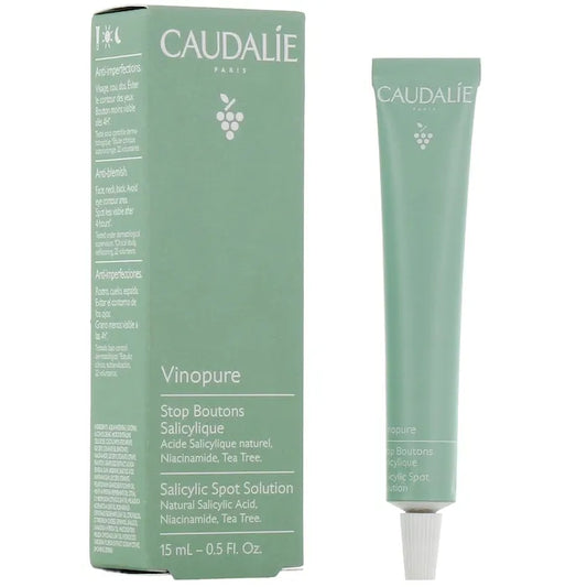 CAUDALIE Vinopure Salicylic Spot Solution 15 ml Akne-Pflege Kosmetik