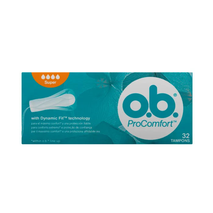 O.B. O.B. Tampons ProComfort Super 32 Stück Tampons für Damenhygiene Kosmetik