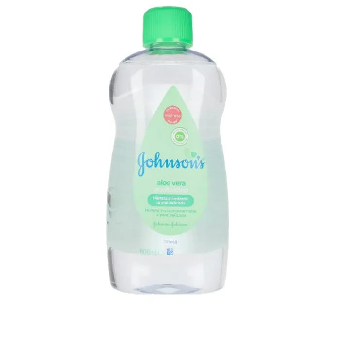 JOHNSON'S JOHNSON'S Baby Öl Aloe Vera 500 ml pflegendes Hautöl für Babys und Kinder Kosmetik