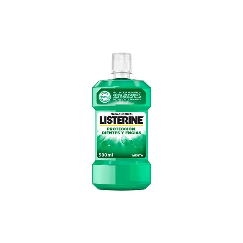 LISTERINE Dientes y Encías Enjuague Bucal 500 ml