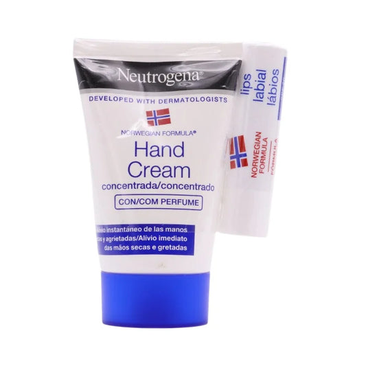 NEUTROGENA NEUTROGENA Concentrated Hand Cream 50 ml und Lip Balm Set Creme