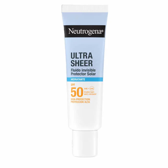 NEUTROGENA NEUTROGENA Ultra Sheer Invisible Fluid Sonnenschutz SPF 50 50 ml Feuchtigkeitsspendend Gesichtscreme