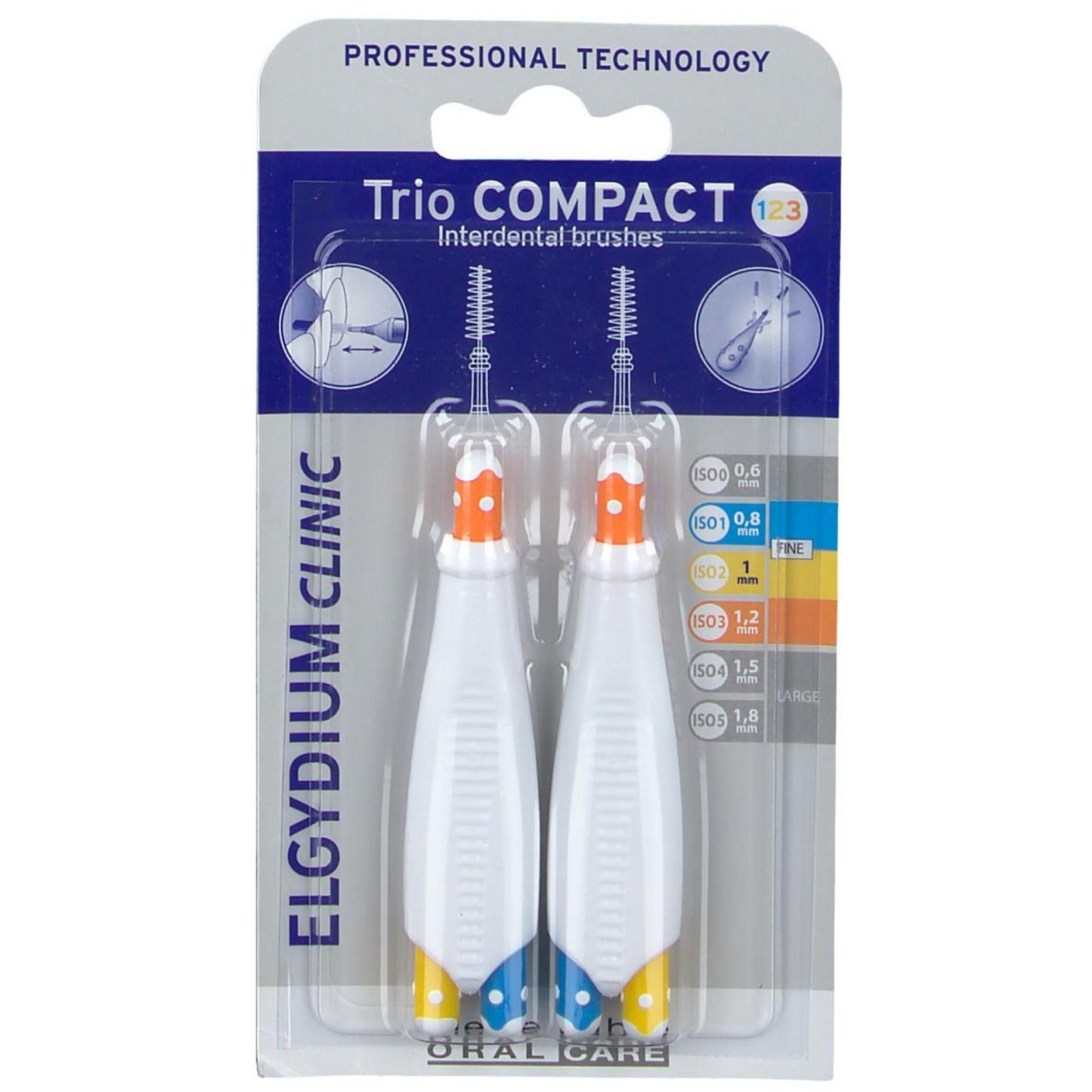 Elgydium Duo Set, Elgydium, Interdentalbürste, Multi-Color, 2 stk Regular