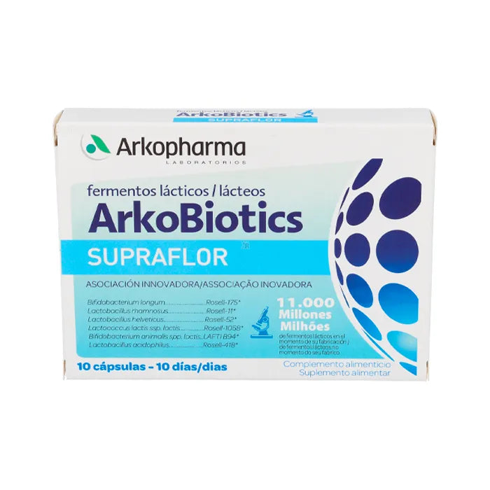 ARKOPHARMA ARKOPHARMA Arkobiotics Supraflor 10 Kapseln Nahrungsergänzung Kosmetik