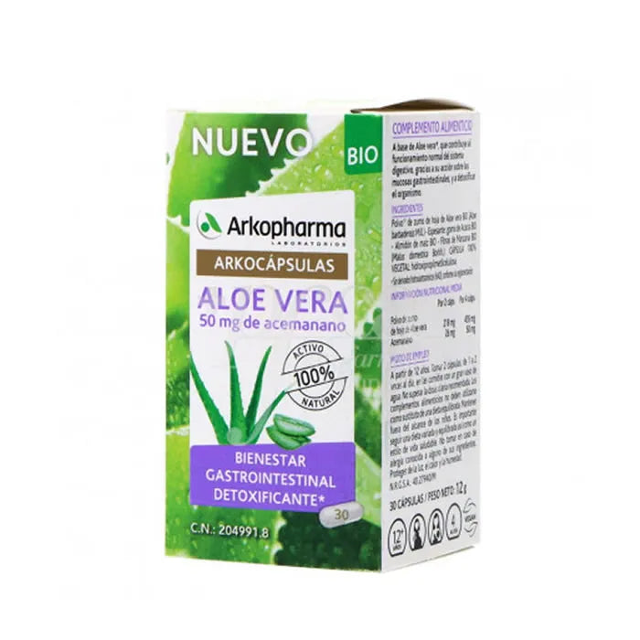 ARKOPHARMA Arkocapsulas Aloe Vera Bio 30 Kapseln