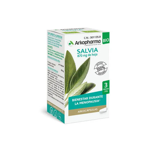 ARKOPHARMA Arkocapsulas Salbei 45 Kapseln Nahrungsergänzung Kosmetik