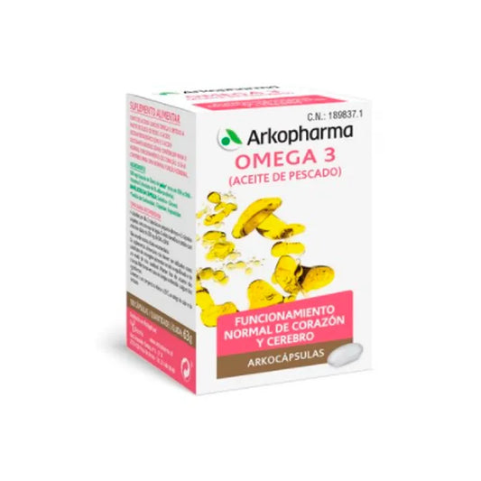 ARKOPHARMA ARKOPHARMA Arkocaps Omega 3 Fischöl 100 Kapseln Nahrungsergänzung Kosmetik