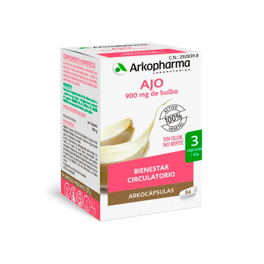 ARKOPHARMA Arkocapsulas Ajo Knoblauch Kapseln 84 Stück Kosmetik