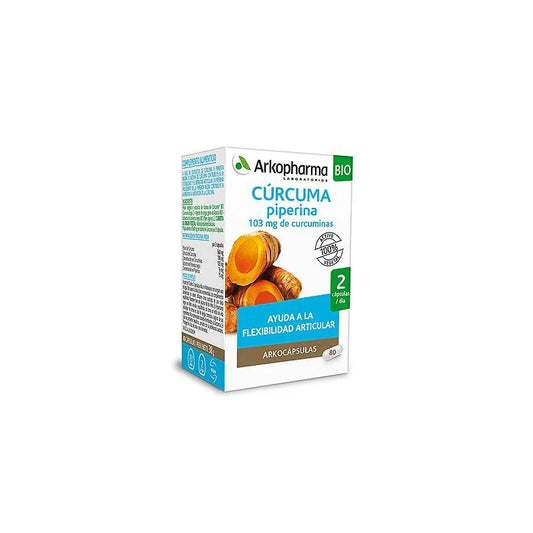 ARKOPHARMA ARKOPHARMA Turmeric Piperine 80 Kapseln Nahrungsergänzung Kosmetik