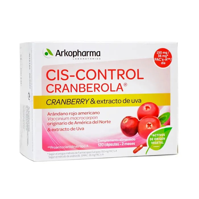 ARKOPHARMA Ciscontrol Cranberola 120 Kapseln Nahrungsergänzung Kosmetik