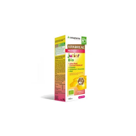 ARKOPHARMA ARKOPHARMA Arkoreal Protect Junior Erdbeersirup 140 ml Kosmetik