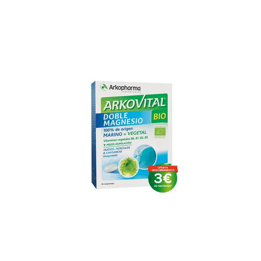 ARKOPHARMA Arkovital Double Magnesium Bio 30 Tabletten Nahrungsergänzung Kosmetik