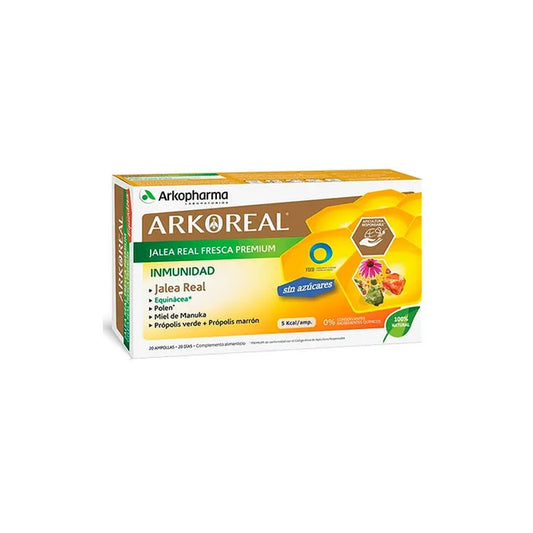 ARKOPHARMA Arkoreal Gelee Royal Immunität Zuckerfrei Gelee Royal Nahrungsergänzung Kosmetik