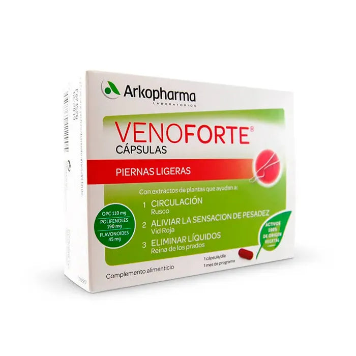 ARKOPHARMA Venoforte 30 Kapseln Nahrungsergänzung