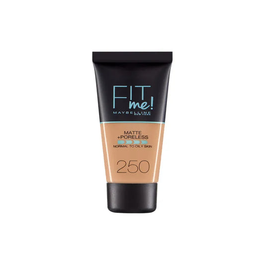 MAYBELLINE Maybelline Fit Me Matte Poreless Foundation 250 Sun Beige Make-up Foundation