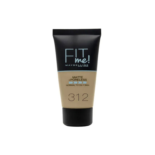 MAYBELLINE Maybelline Fit Me Matte + Poreless Foundation 312 Golden 30 ml