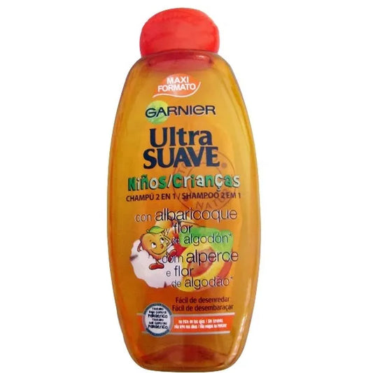 GARNIER GARNIER Ultra Soft Kids 2 in 1 Shampoo 400 ml mildes Kinder-Shampoo und Spülung