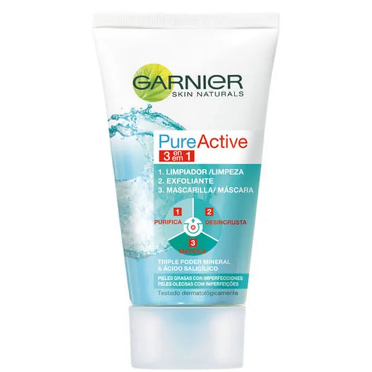 GARNIER GARNIER Active 3 in 1 Cleansing Gel 150 ml Reinigungsgel Kosmetik