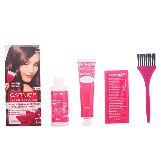 GARNIER GARNIER Color Sensation Haarfarbe 4 Braun dauerhaft intensive Farbdeckung Kosmetik