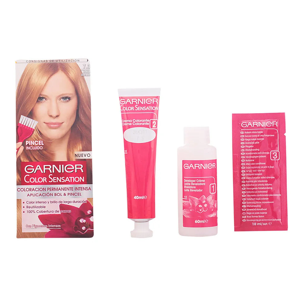 GARNIER GARNIER Color Sensation Haarfarbe 7,3 Golden Blond permanente Coloration Kosmetik