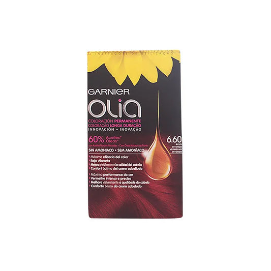 GARNIER GARNIER Olia Permanent Haarfarbe 6,60 Tiefrot intensive Coloration Kosmetik