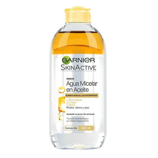 GARNIER GARNIER Skin Active Mizellenwasser Oil 400 ml Reinigungslösung für Gesicht Kosmetik