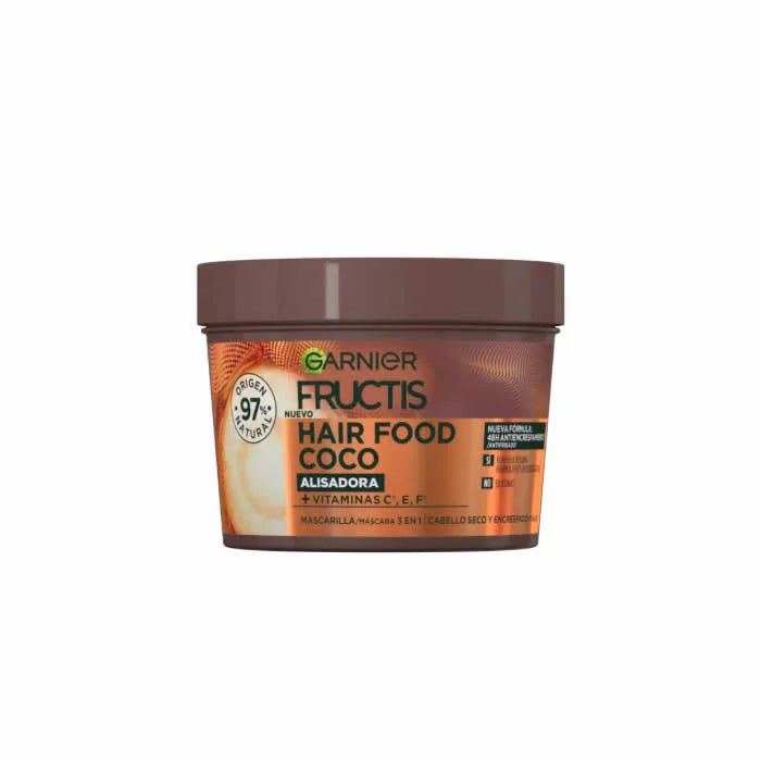 GARNIER GARNIER Fructis Hair Food Coco Glättende Haarmaske 390 ml Haarpflege