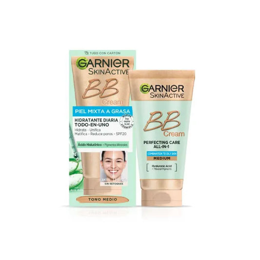 GARNIER GARNIER BB Cream Medium 50 ml für gemischte bis fettige Haut Foundation