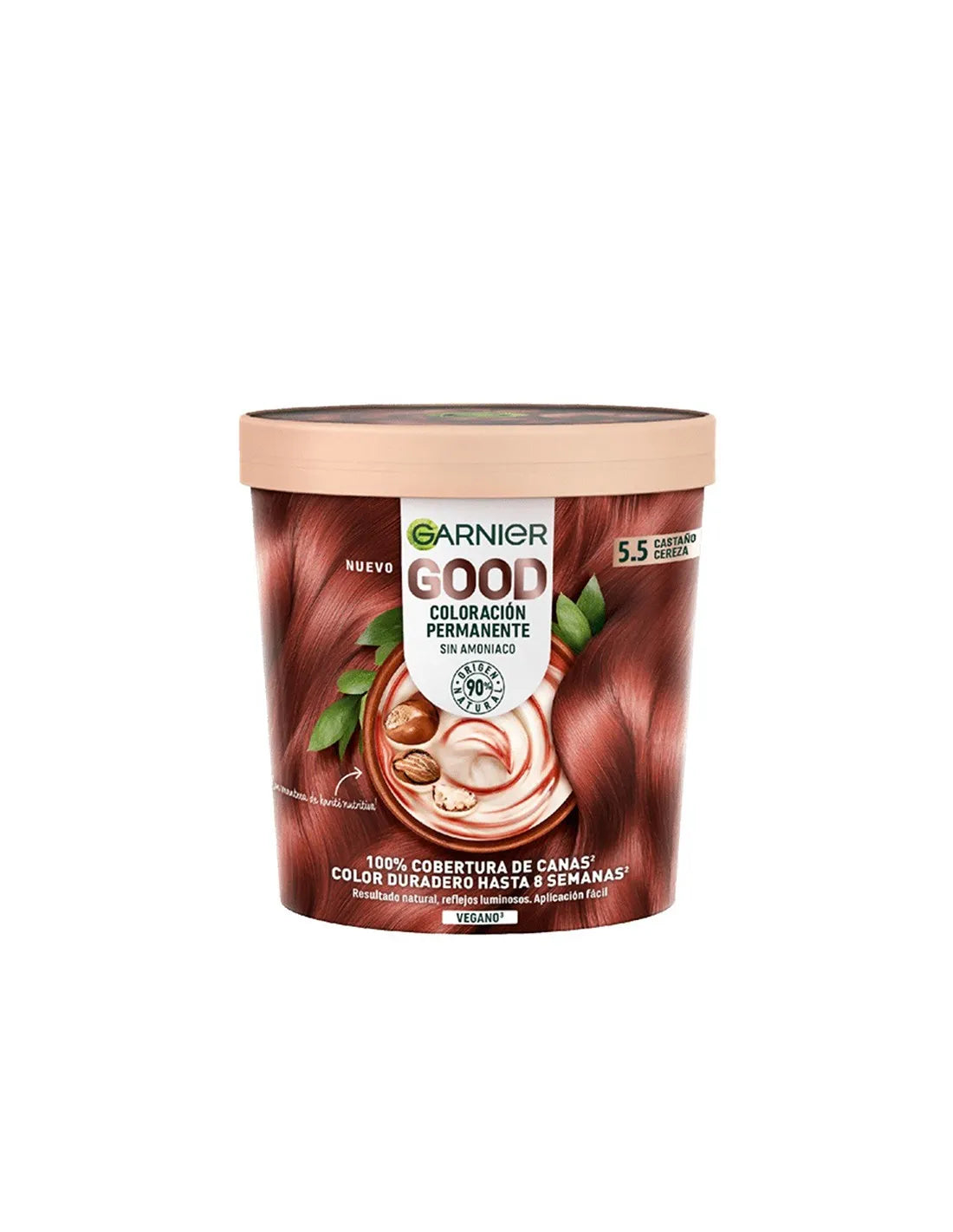GARNIER GARNIER Good Coloration Permanente Haarfarbe 5,5 Castaño Cereza 1 Stück Kosmetik