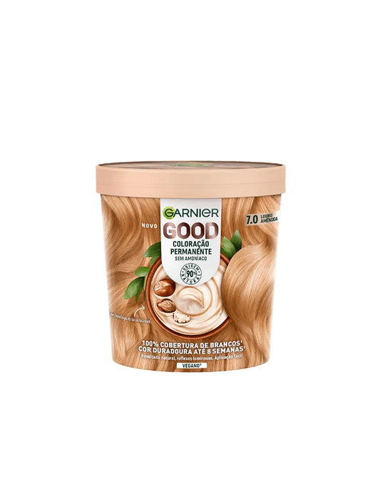 GARNIER Good Coloración Permanente Haarfarbe 7,0 Rubio Almendra 1 Stück Kosmetik